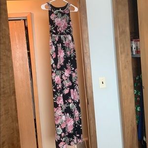 Long floral dress